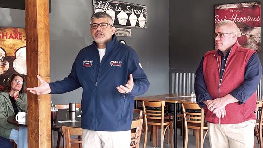 Bailey Campaign Stops by Macomb