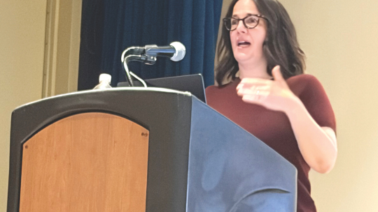 Biblical Scholar Esther J. Hamori Visits WIU, Discusses ‘God’s Monsters’