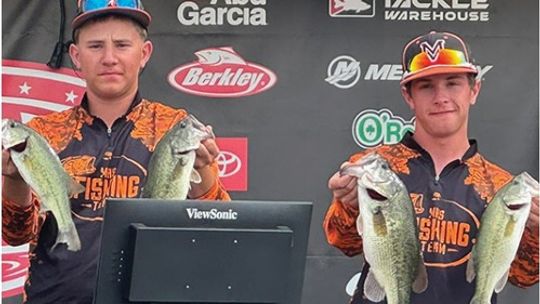 Bomber Duo Finishes 28th In State Bass Fishing Tourney