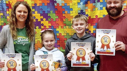 Eckcellent Puzzlers Set Record at Macomb Park District's Puzzle Wars