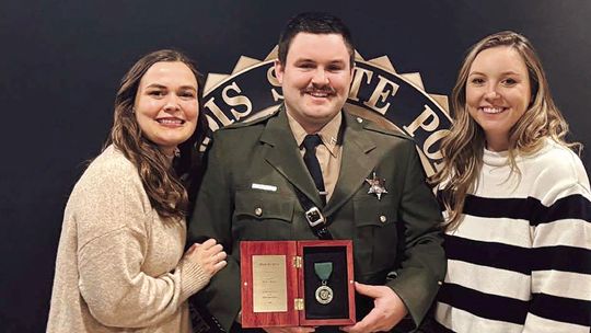 Local Grad, ISP Trooper Saves Overdose Victim After Traffic Stop - Receives Lifesaving Award