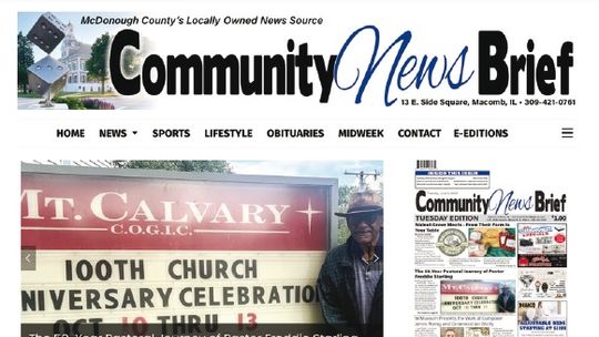 New Website Launches, e-Edition Now Available for Community News Brief