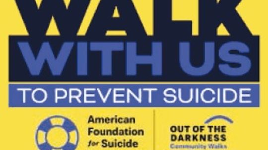 Out of the Darkness Walk Set for Sept. 19
