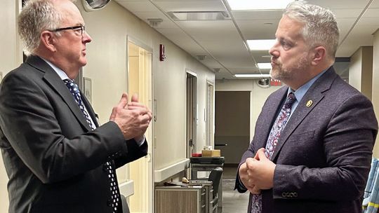 Rep. Sorensen Visits McDonough District Hospital to Discuss Rural Health