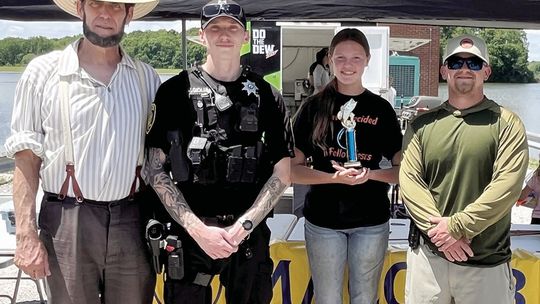Rutledge Receives Jennings Fishing Trophy