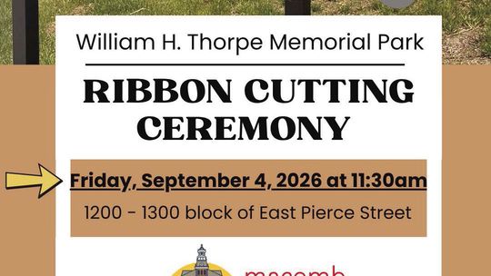 Thorpe Memorial Park Ribbon Cutting Postponed