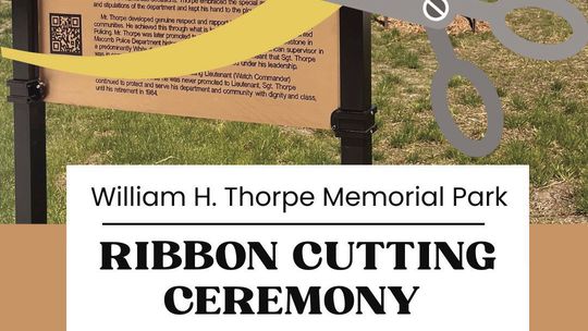 William H. Thorpe Ribbon-Cutting Set for July 31