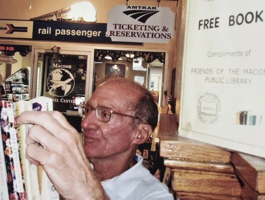 21 Years of Free Books at the Amtrak Station Provided by Friends of the Macomb Library