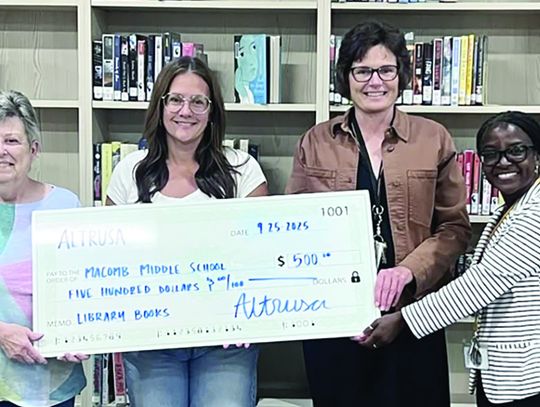 Altrussa Donates to MMS Library