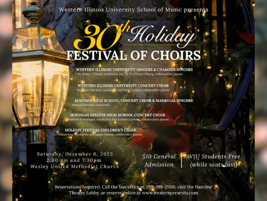Annual Holiday Festival of Choirs - Dec.6