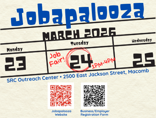 Annual Jobapalooza Set for Tuesday, March 24