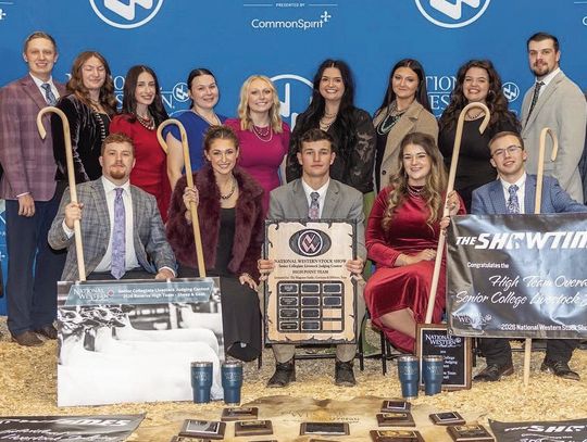 Area Student Part of Award-Winning Livestock Team