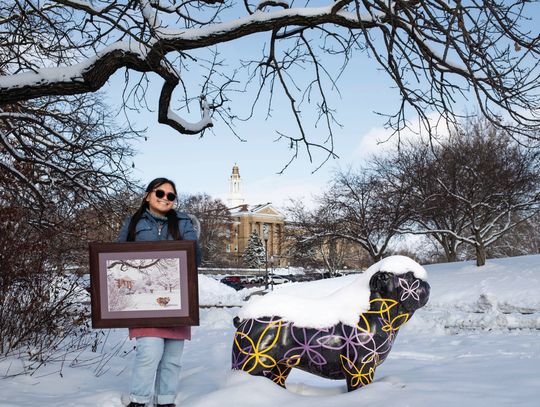 Art Education Major Designs Annual University Holiday Card