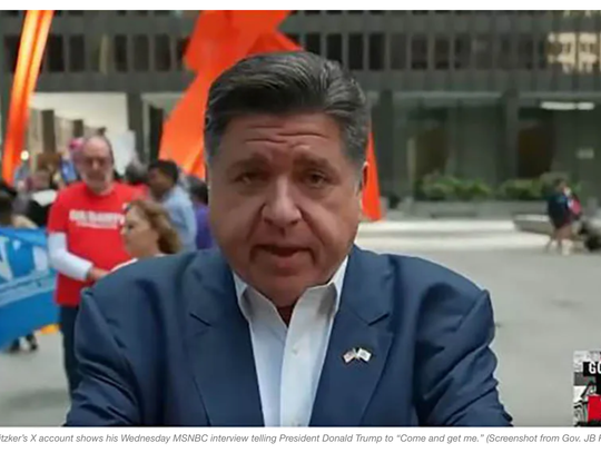 As Trump says Pritzker ‘should be in jail,’ Illinois’ governor taunts: ‘Come and get me’
