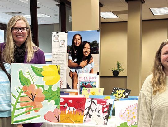 Autism Awareness Art Exhibit on Display at Clock Tower