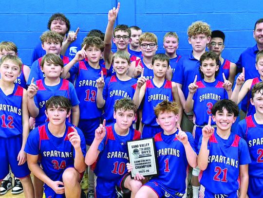 B-PC Junior High Basketball Named Conference Champions
