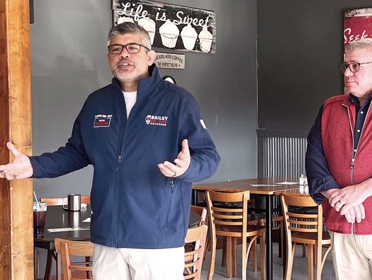 Bailey Campaign Stops by Macomb