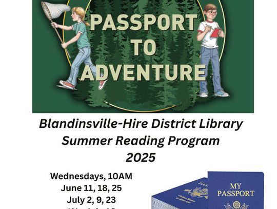 Blandinsville-Hire District Library “Summer Reading Program 2025