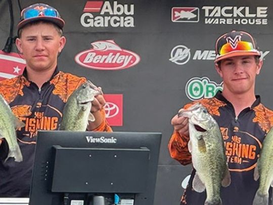 Bomber Duo Finishes 28th In State Bass Fishing Tourney