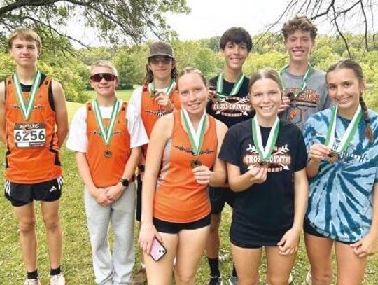Bomber Runners Medal At Geneseo Invitational