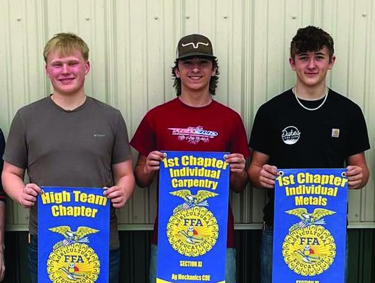 Brody Cordell Recognized as a 2026 State FFA Proficiency Winner