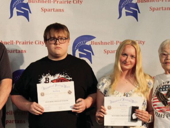 Bushnell-Prairie City High School Awards