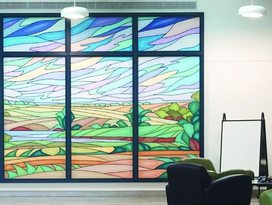 Chicago Artist Creates SRC’s Macomb Campus Mural