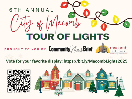 City of Macomb’s Tour of Lights Voting Now Open