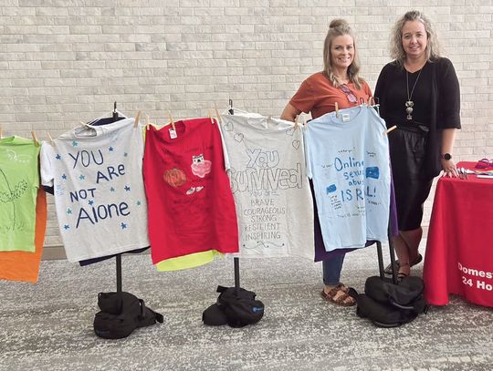 Clothesline Project on Display at SRC