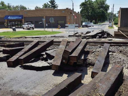 Colchester to Bushnell BNSF Repair Begins