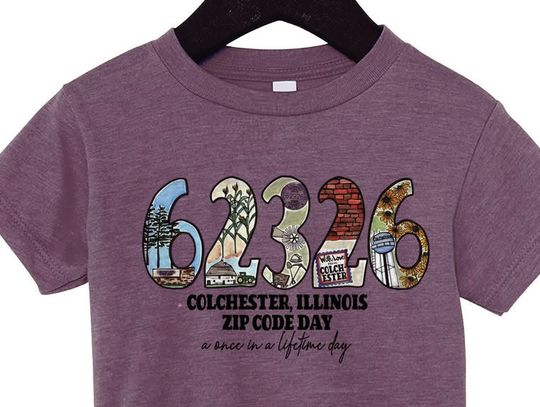 Colchester Zip Code Day T-Shirt-Order Now