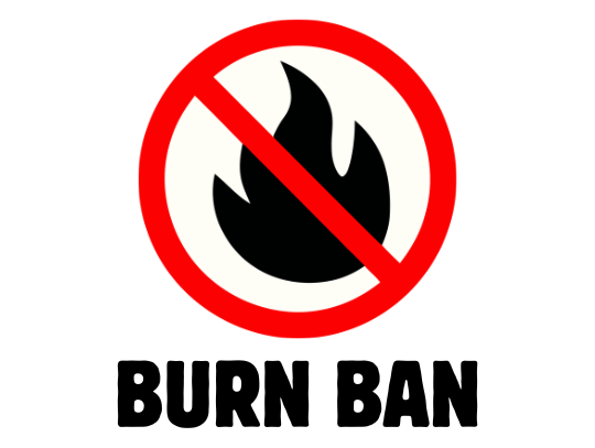 County Burn Ban in Effect