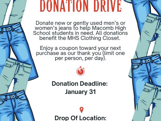 Denim Donation Drive Underway at Maurices of Macomb