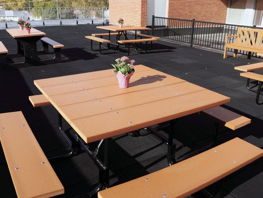 Donation Brings MDH Patio Back to Life
