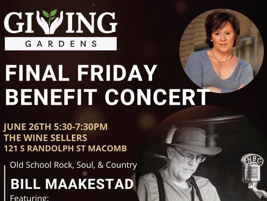 'Final Fridays' at The Wine Sellers to Benefit The Giving Gardens