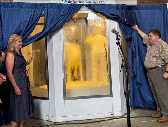 First look: 2025 Illinois State Fair butter cow unveiled