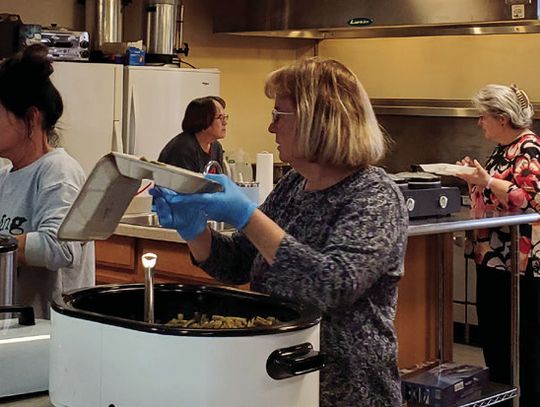 Friends Feeding Friends Meal Served