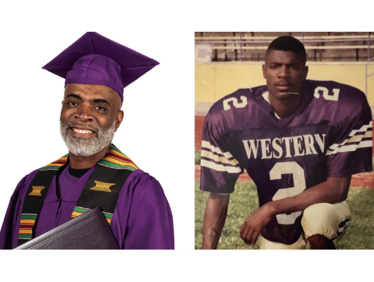 Fulfilling a Promise: Ross Returns to WIU 31 Years Later to Finish Degree