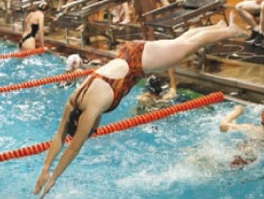 Girls Swim Team Finishes Third at Home Invite