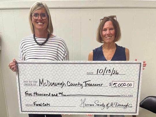 Humane Society Donates to County TNVR Voucher Program