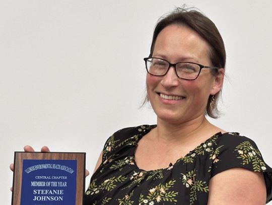 IEHA Recognizes McDonough Health Department's Johnson