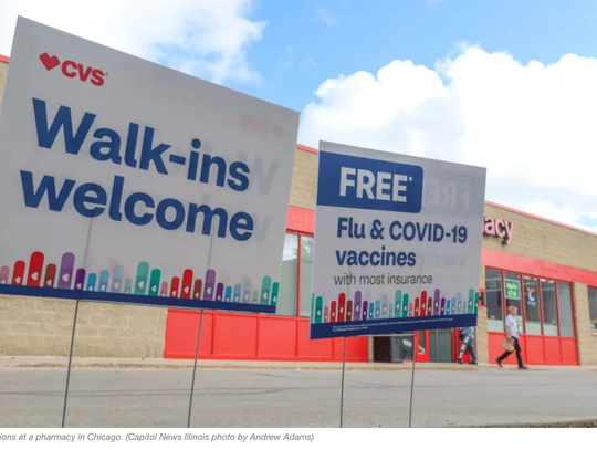 Illinois health department recommends COVID vaccines for all adults