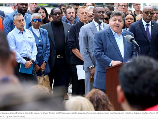 In response to military deployment, Pritzker tells Trump: ‘Do not come to Chicago’
