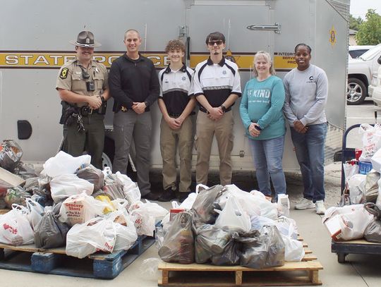 ISP Troop 4 Food Drive Benefits Good Food Pantry