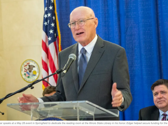 Jim Edgar, Illinois’ 1990s-era moderate GOP governor, dies at 79