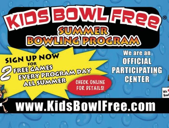 Kids Bowl Free as Part of Digger’s Summer Bowling Program