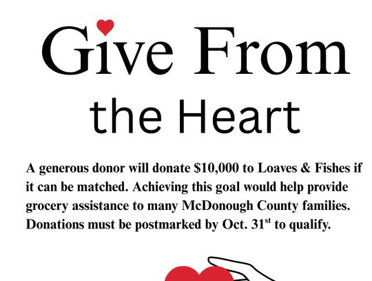 Loaves & Fishes Receives Anonymous $10k Matching Donation