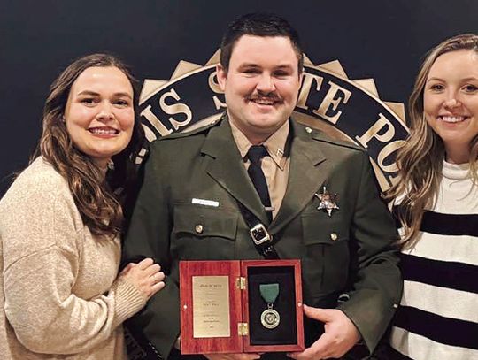 Local Grad, ISP Trooper Saves Overdose Victim After Traffic Stop - Receives Lifesaving Award