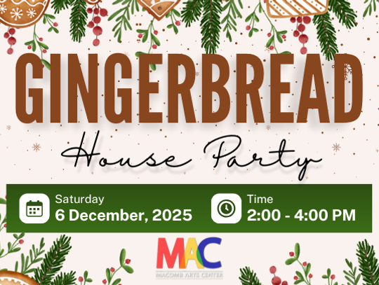MAC to Host Gingerbread House Party During Dickens on the Square