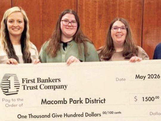 Macomb Park District Thanks First Bankers Trust as Movies in the Park Sponsor